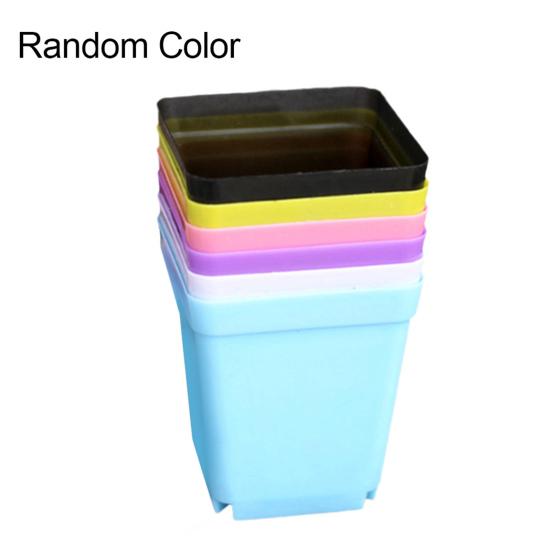 

10/20 шт пластиковый детский цветочный горшок держатель садовый кашпо декор