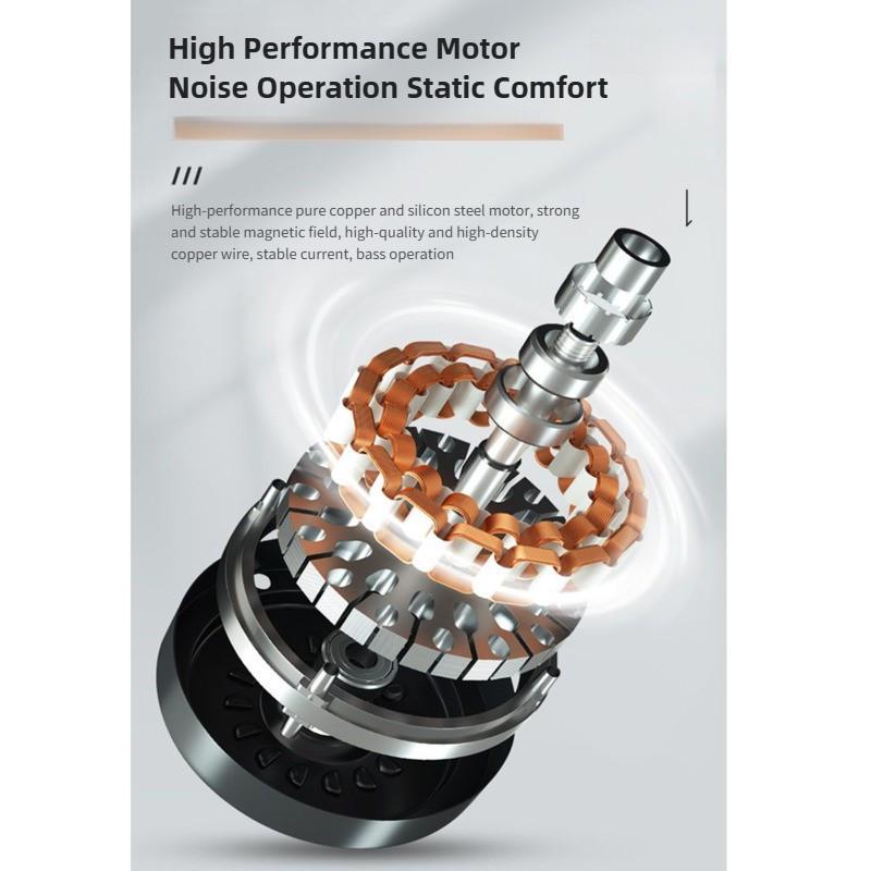 6-speed Mini 22 Inch LED Ceiling Fan With Light Household Inverter Ceiling Fan Lamp Adjustable Electric Ceiling Fan Light