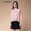 PORTS Women's Autumn/Winter Knitted High-Neck Pullover Sweater