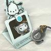 Kuromi Toy Keychains Flocked Doll Pendant Kawaii Anime Phone Chains Cartoon Keyring Schoolbag Accessories Birthday Gift