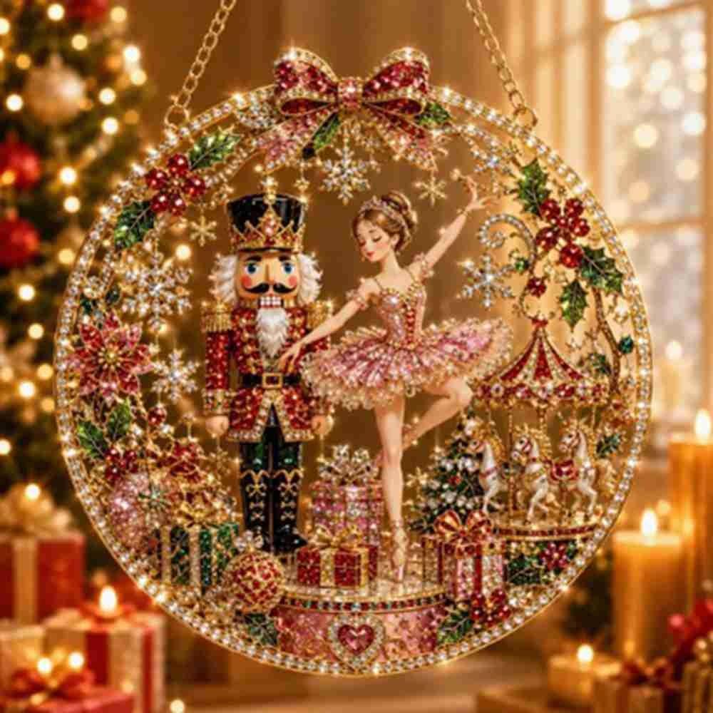 Pearl Beads Christmas Diamond Painting Set Diamond Painting Pendant  Christmas Decoration