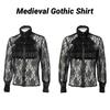 Camicia Pirata Vampiro Manyishang Camicia Rinascimentale Vittoriana Medievale Gotica