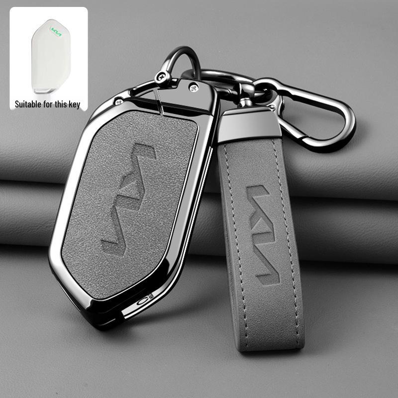 Kia EV5 2024 Key Cover - Genuine Leather Protective Shell for Men & Women