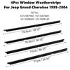 Jeep Grand Cherokee 1999-2004 Door Window Weatherstrip Seal Trim