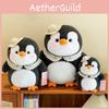 Adorable Gray Plush Penguin Doll Soft Toy Ideal For Kids Sleep And Comforting Gift