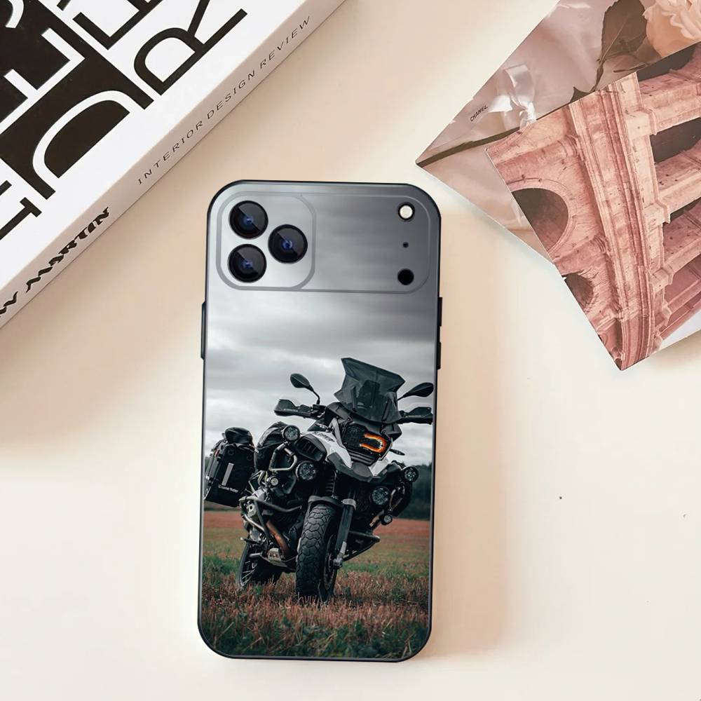 GS 1200adv Motorrad Coole Handyhülle Für iPhone 17,16,15,14,13,12,11,Pro,Max,Plus,E,SE4,Air,Mini Schwarzes Weiches Cover