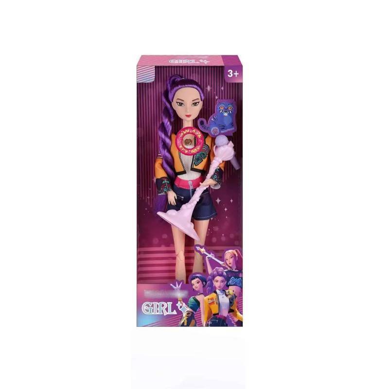 Kpop Hunter Girls Pvc Action Figure With Realistic Design For Collectors And Fans