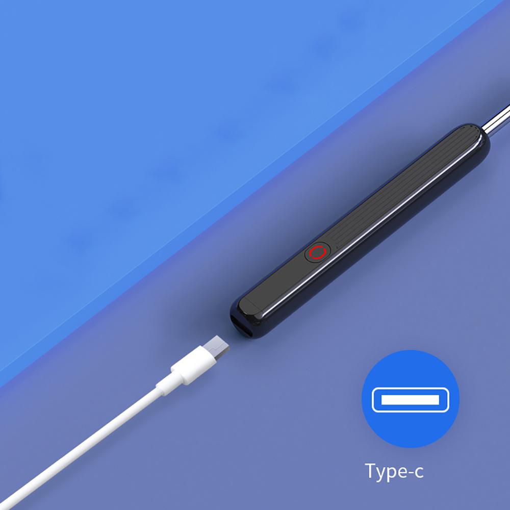 WiFi Visible Wax Elimination Spoon USB HD Load Otoscope Cleaner Removal