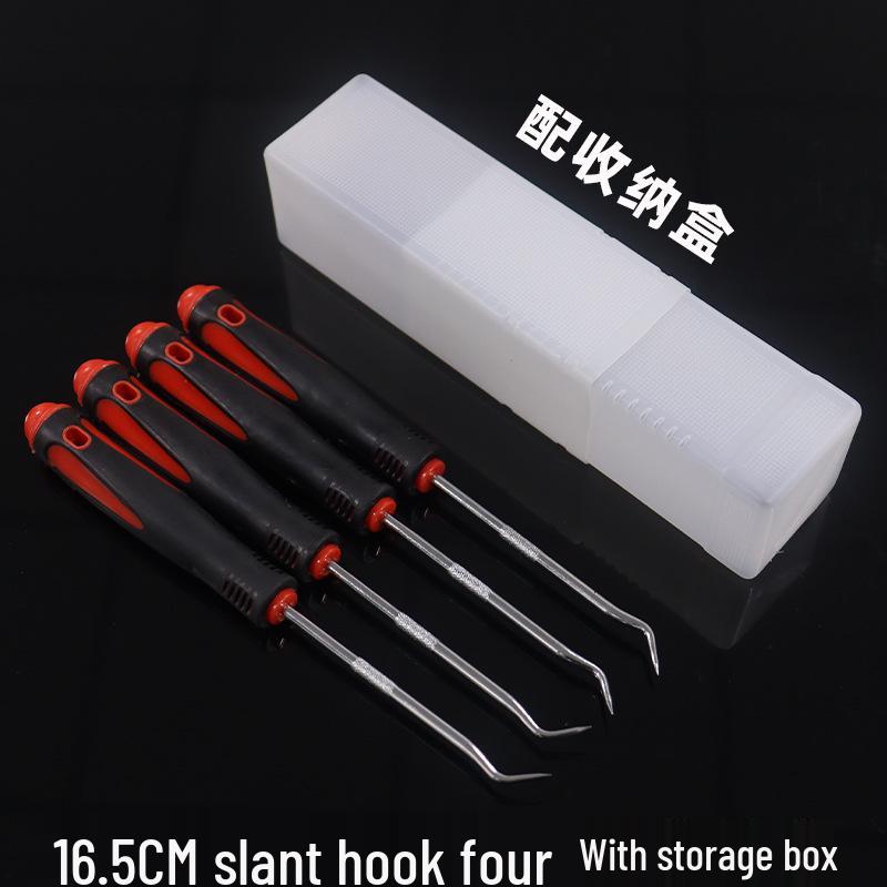 4-Piece Oil Seal Hook and Puller Tool Set for Automotive Repair