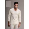 Men's 100% Wool Long Sleeve Undershirt Tights Underwear Set 1002 - 1001- 1 Set