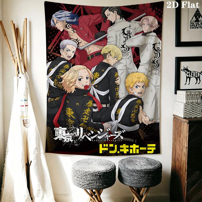 Tokyo Revengers Pattern Home Decor Tapestry, Wall Hanging, Decorative RV Wall Cloth.DGT0925043