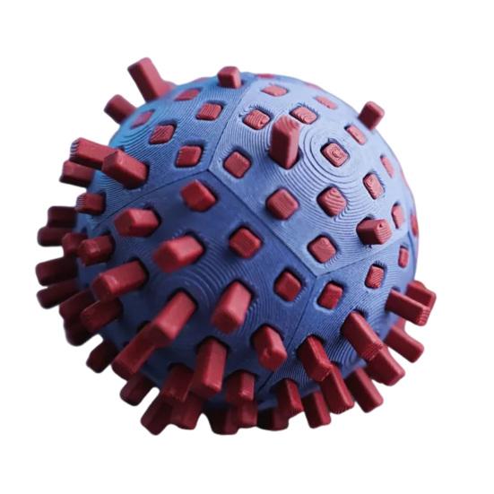 

Zen Spiky Ball Fidget Toy Тревога Снятие стресса Выдвижной шипованный сенсорный мяч для детей Подростков Взрослых Портативный Дорожный Успокаивающий Spiky Sphere Toy синий