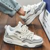 Trend Herrenschuhe Outdoor-Sneaker Schnürschuhe Rutschfest Laufschuhe Paar-Stil Wanderschuhe Atmungsaktiver Tennisschuh Übergröße 47