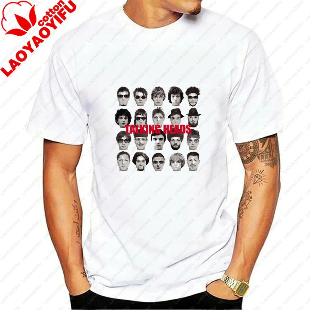 Talking Heads Unique Band Fun Crazy Neutral Classic Cotton ShortSleeved TShirt for Both Unisex and WoUnisex (Universal Fit)