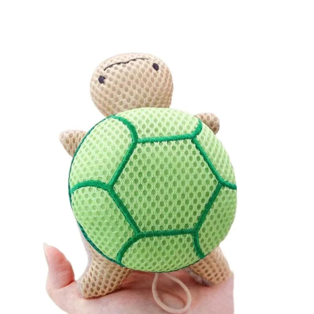 1pc Double-sided Turtle Bath Sponge Ball Cute Reusable Exfoliating Body Scrubber Portable Shower Deep Cleansing Bathing Tool HOT