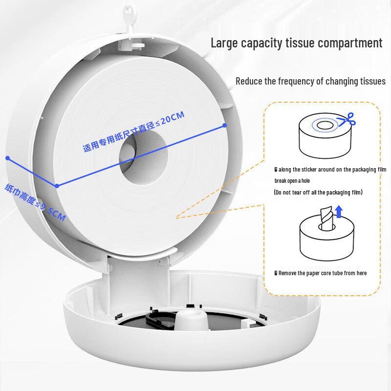 HANDUNYOU Commercial Wall-Mounted Large Roll Tissue Dispenser