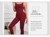 Seamless Ribbed Padded Leggings & Butt-Lifting Fitness Bodysuit