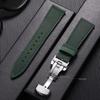 Quick Release Bracelet Leather Watch Band Vintage Cowhide Strap18mm 19mm 20mm 21mm 22mm 24mm Butterfly Buckle Wristband