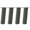 VidaXL Coffee Table Legs 4 Pieces Anthracite 30 Cm Steel 4012498