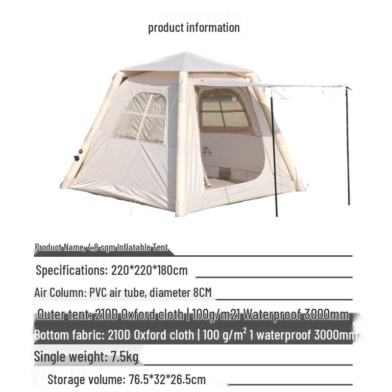 Inflatable Tent Tarp: Two-in-One Outdoor Camping Essential
