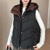 Fashion Winter Sleeveless Vest Woman Warm Outerwears Hooded Casual Thick Women's Jackets