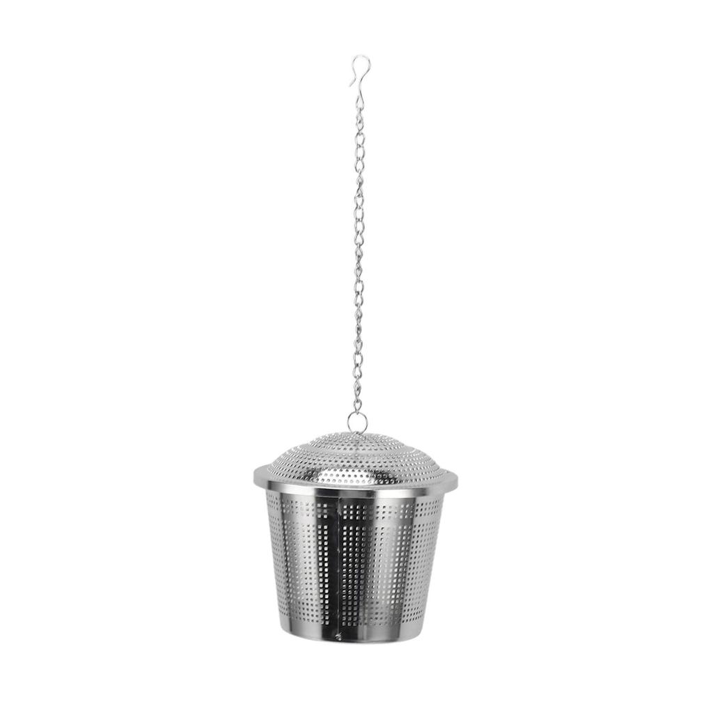 Extra Fine Mesh Tea Infusers Stainless Steel Tea Strainer with Extended Chain Hook Tea Steeper for Brew Tea Spices