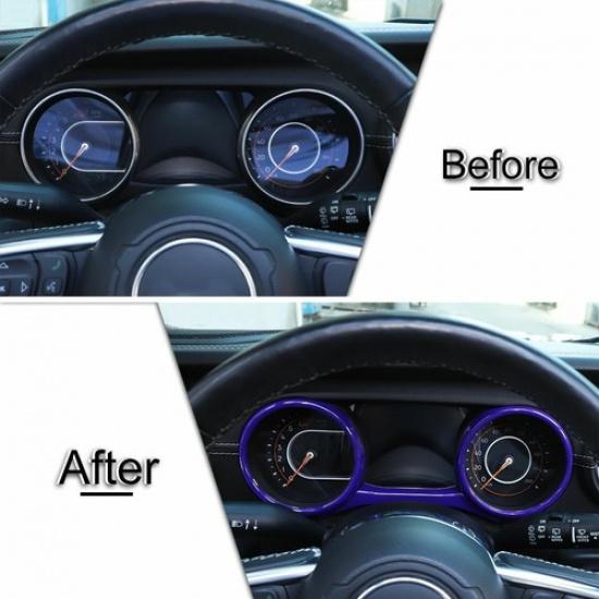 Purple Dashboard Decorative Frame Cover Trim For 2018-22 Jeep Wrangler JL JLU JT