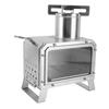 Wood Burning Stove with Drawer Ash Tray Multifunctional Firewood Stove for Outdoor Cooking Camping