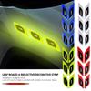 For Car Reflective Badge Auto Side Body Fender Safety Warning Sticker GRsport Hilux Aygo Yaris Corolla Rav4 CHR Auris