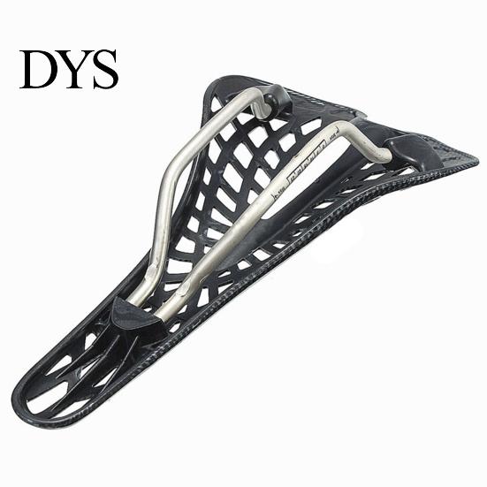 Bike Seat Cushion High Stability Stainless Steel Stand Saddle Carbon Fiber Racing Bicycle Riding Spider-web Hollow for Outdoor Cycling