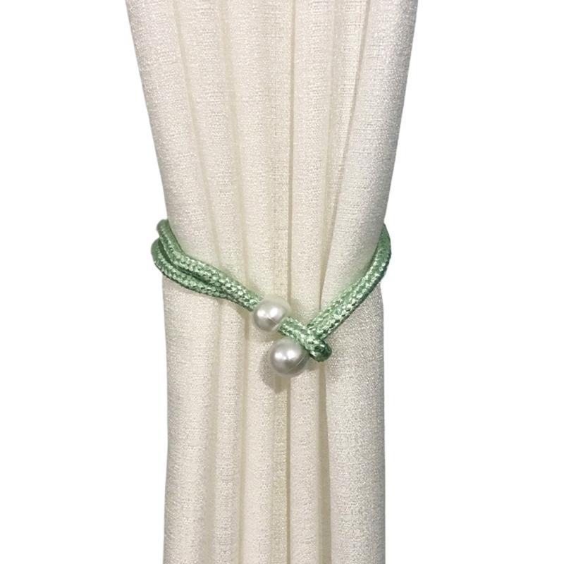 Bead Curtain Holders Woven Curtain Tapes Tiebacks with Drawstring  Decorative Curtain Holder for Home Window Decorations