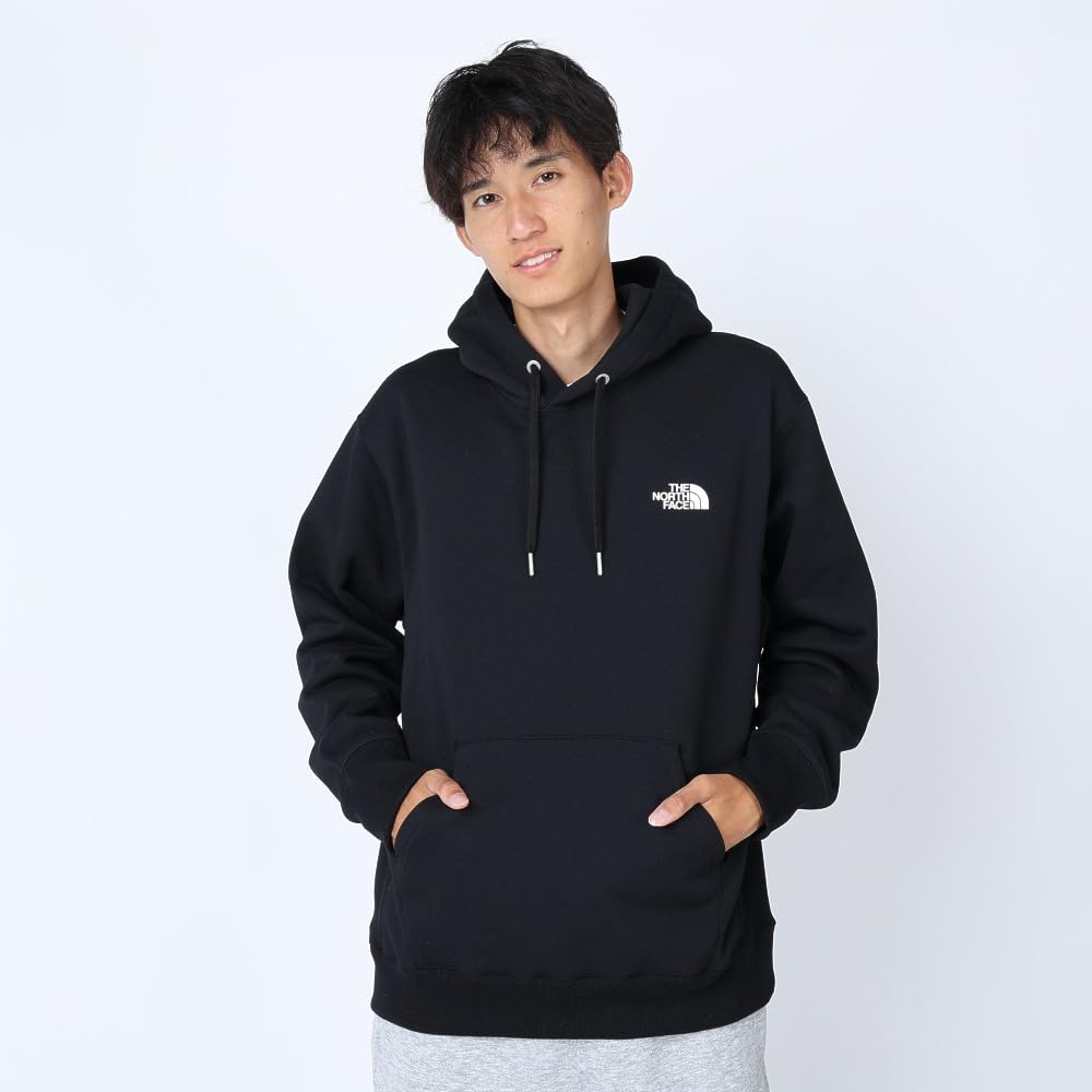 The North Face Back Square Logo Size S Hoodie, Unisex, Quick-Drying, Warm, Stretch, [FW23] Black,