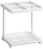 Belca Kitchen Storage Stand for Wraps and HANDY 15cm Wide X 15cm Deep X Tools, ZONE, 18.2cm High, White, HZ-WT