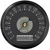 ELING 85mm GPS Speedometer 0-160km/h 0-220MPH Total Mileage Adjustable with Red Yellow Backlight for Car Yacht Universal 9-32V