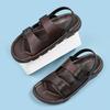 Summer Sandals for Men Lightweight Cushioned Slippers with Anti Slip and Breathable Arch Support Classic Double Button Sandals