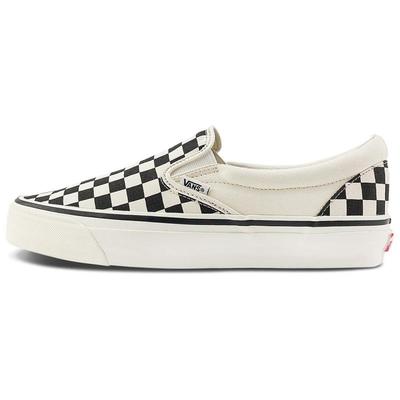 Zapatillas de Skate sin Cordones de Caña Baja Unisex Negras Blancas VN000CTCKIG
