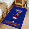Mbappé Personalized Text Area Rug Perfect for Study Room Dormitory Hallway Balcony Antislip Carpet Decorate Offices Gift for Festivals
