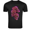 Neon Pink Skulls T-Shirt - Retro Vaporwave Skull Graphic Tee