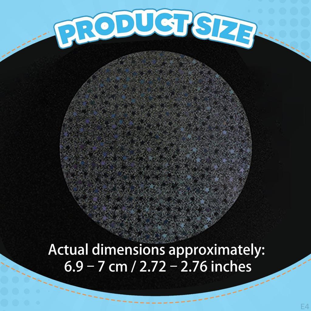 100 Stück Filmknöpfe (7 cm) – Material für selbstgemachte Geschenke