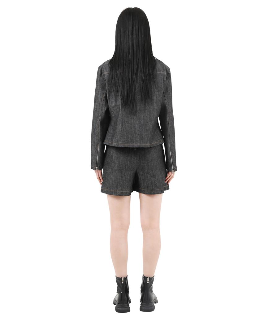 Catharsis Daily Denim Low-Rise Pants Skirt Black Denim Onesize