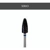 Конус Serio Black Diamond (M) Бит акриловый для снятия гель-лака, конус из черного алмаза M, 1 шт.