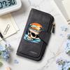 Summer Skull Pattern Long Wallet Fashion Daily Portable Card Holder