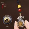 Lucky Pixiu Zodiac Money Bag Keychain: Attract Wealth & Fortune, Car & Bag Ornament for Men & Women
