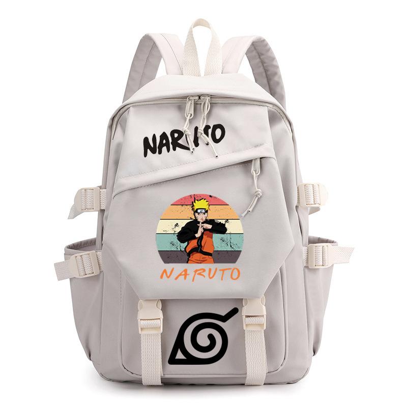 Animation peripheral junior high school backpack cross-border new large-capacity backpack computer bag