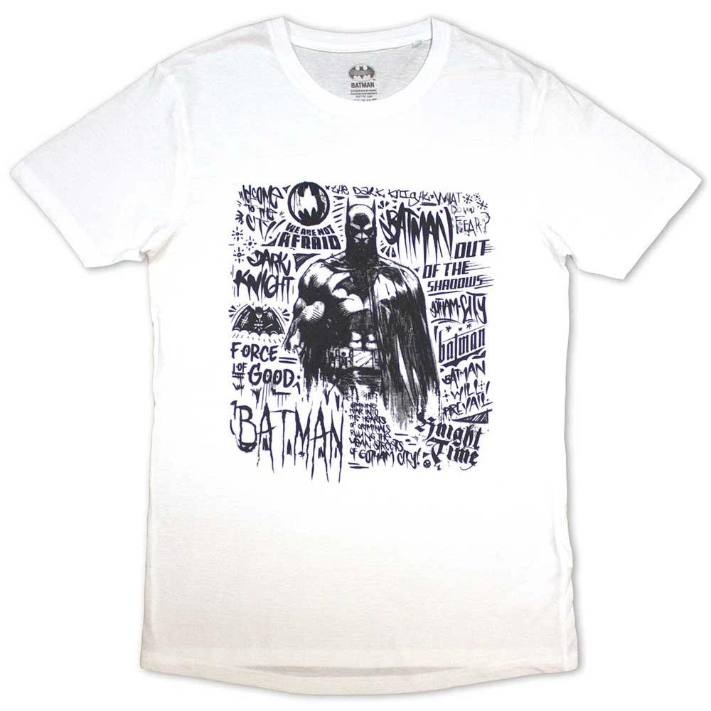 Batman Scribbler Logo T Shirt XL