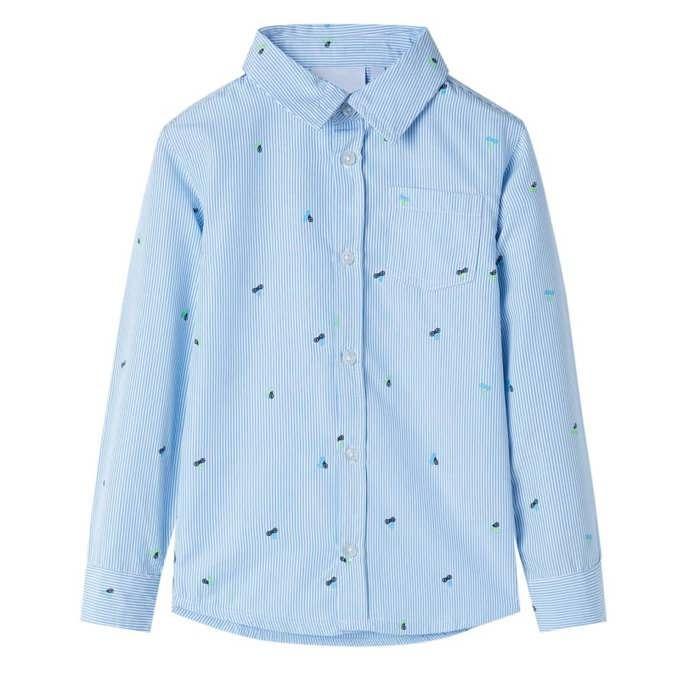 Chemise pour enfants bleu clair 5 dimensions disponibles