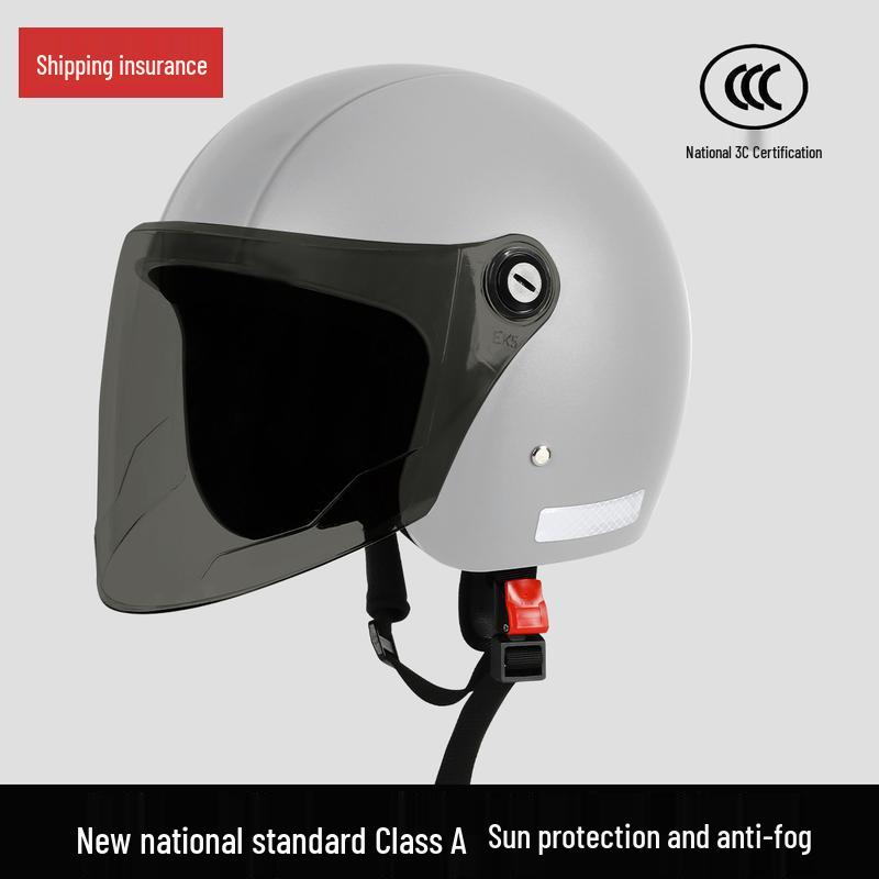 

Unisex C-Certified Electric Vehicle Helmet - Anti-Fog, All-Season Warm Safety Gear for Autumn/Winter One Size