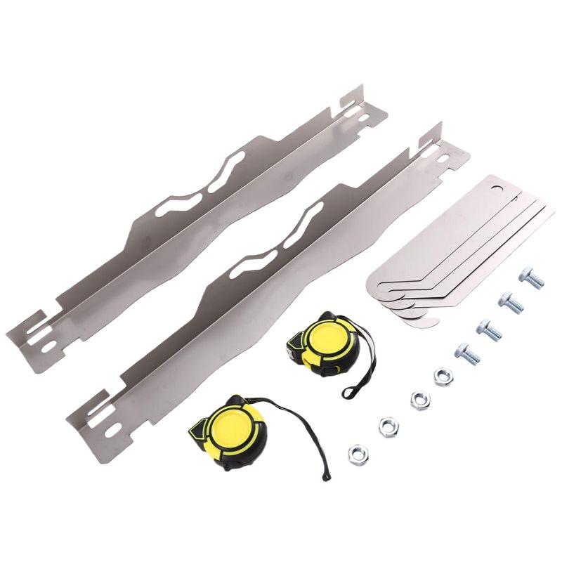 

Automotive Wheel Leveling Tool Plates Car Wheel Alignment Adjuster Toe Plates Wheel Alignment System серебряный