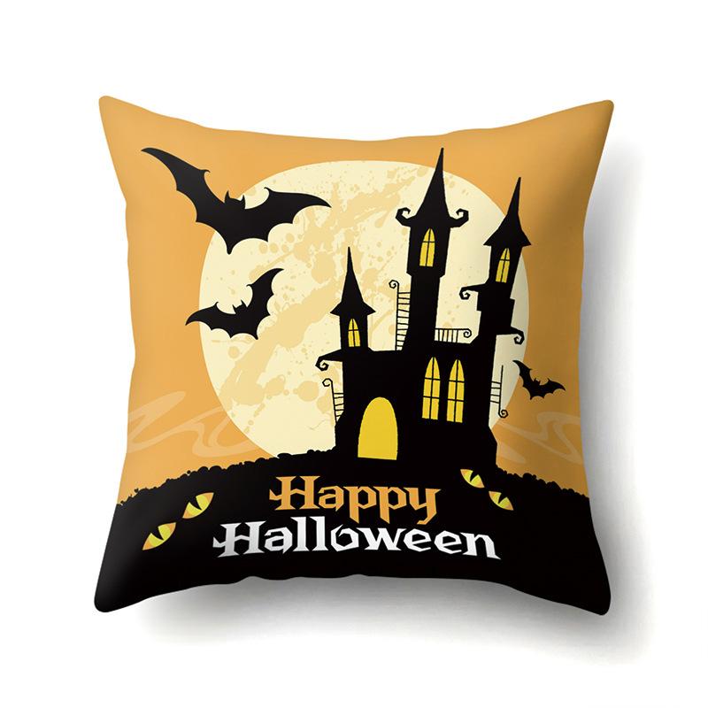 Halloween Kissenbezug Auto Lendenkissen Kürbis Sofa Kissenbezug Büro Zuhause Wohnzimmer Kissenbezug