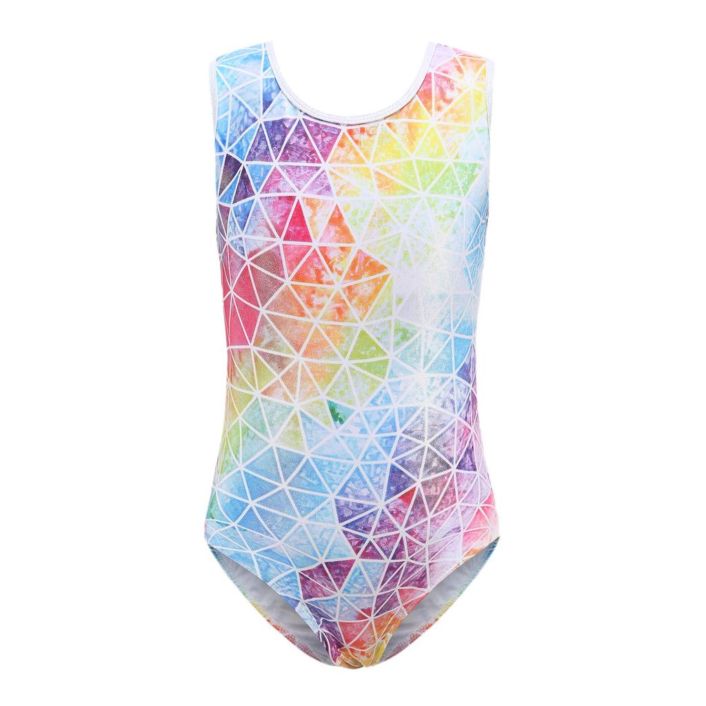 Mädchen Trikots, Gymnastik Sport Tanzkleidung Yoga Bodysuit für Bühnenauftritt Kostüm